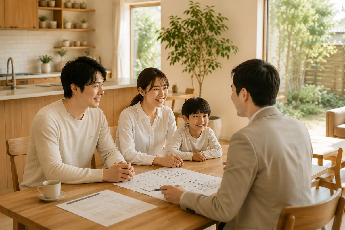 物件診断の様子